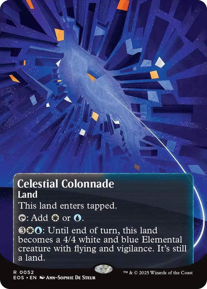 Celestial Colonnade (0052) (Borderless) - Edge of Eternities: Stellar Sights (EOS) NM