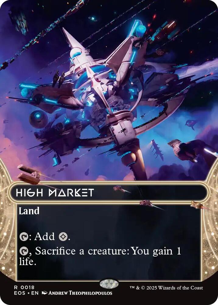 High Market (0018) (Borderless) - Edge of Eternities: Stellar Sights (EOS) NM