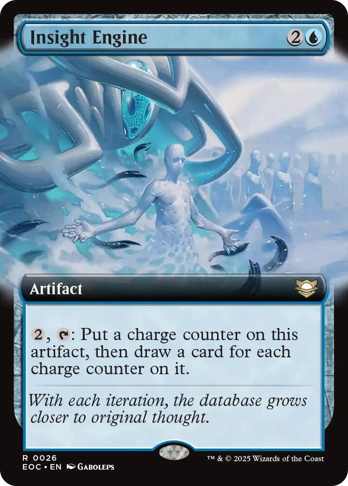 Insight Engine (Extended Art) - Commander: Edge of Eternities (EOC) NM