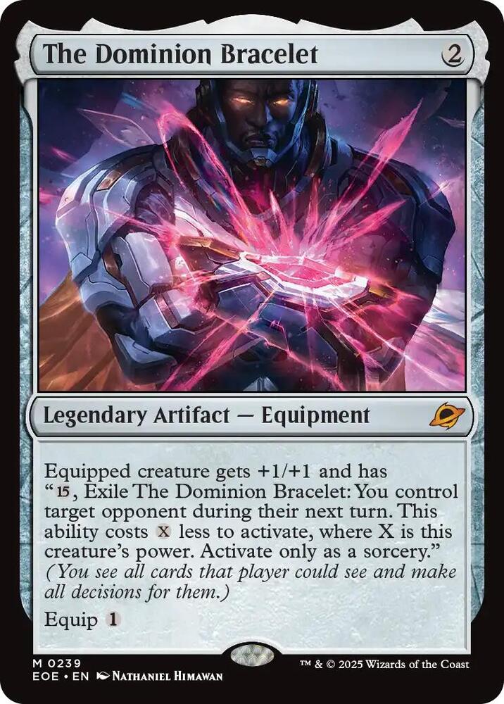 The Dominion Bracelet - Edge of Eternities (EOE) NM *FOIL*