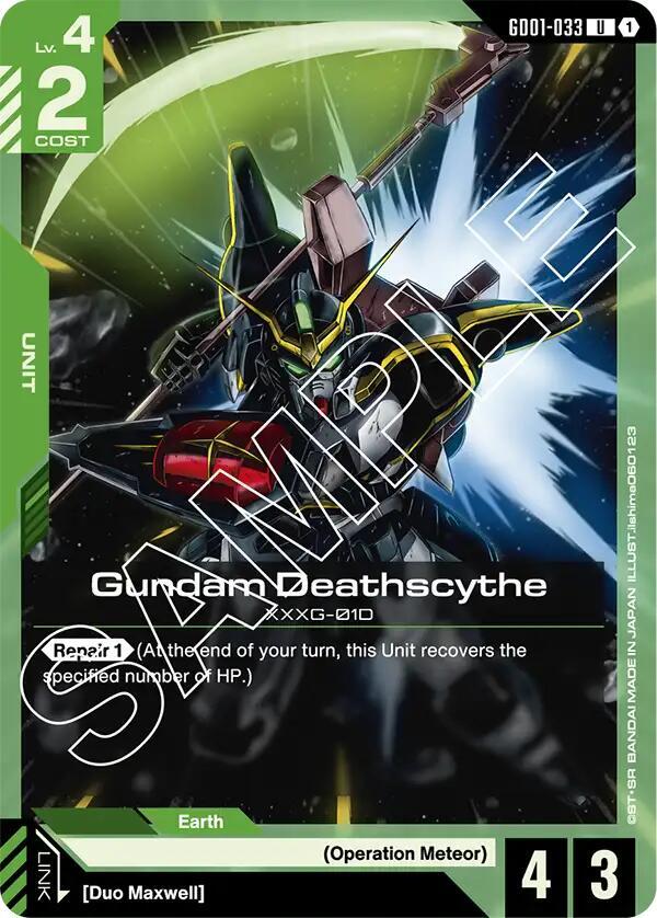 Gundam Deathscythe (GD01-033) - Newtype Rising (GD01) NM