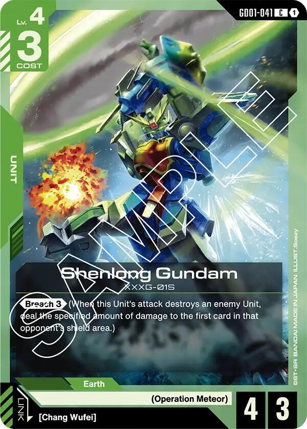 Shenlong Gundam (GD01-041) - Newtype Rising (GD01) NM