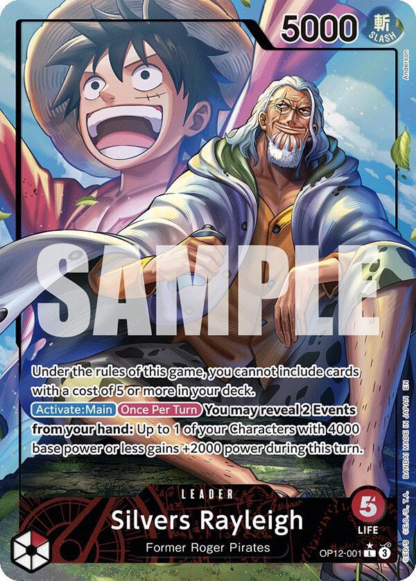 Silvers Rayleigh (Alternate Art) - Legacy of the Master (OP12) NM *FOIL*