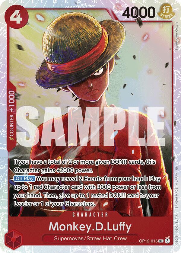 Monkey.D.Luffy - Legacy of the Master (OP12) NM *FOIL*