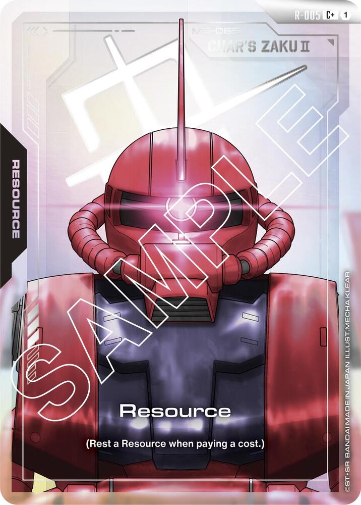 Resource (R-005) (C+) - Newtype Rising (GD01) NM *FOIL*