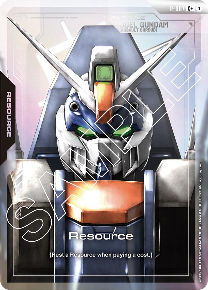 Resource (R-007) (C+) - Newtype Rising (GD01) NM *FOIL*