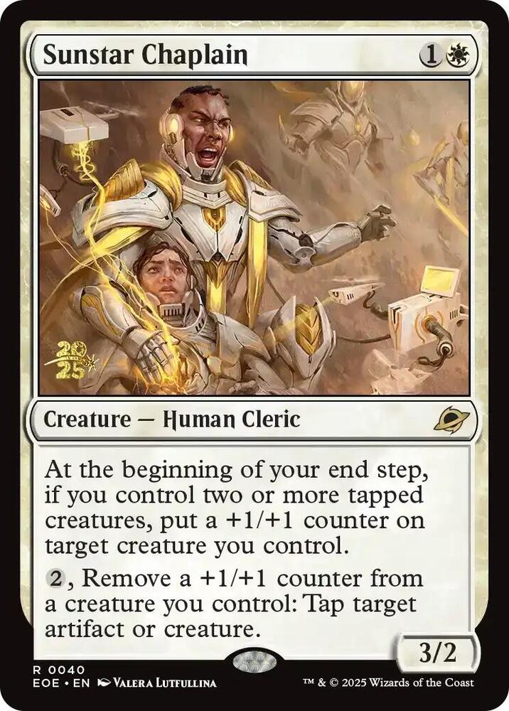 Sunstar Chaplain - Prerelease Cards (PRE) NM *FOIL* SEALED