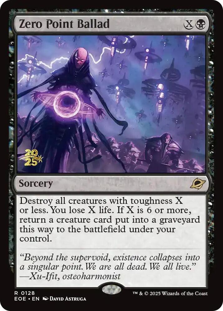 Zero Point Ballad - Prerelease Cards (PRE) NM *FOIL* SEALED