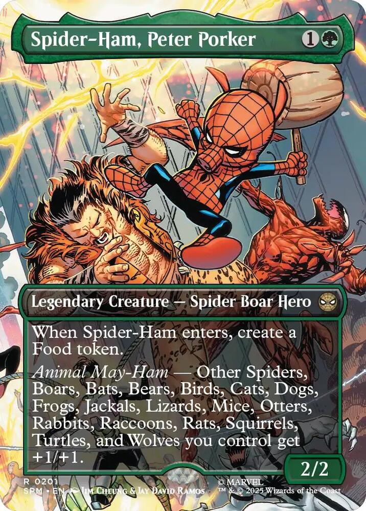 Spider-Ham, Peter Porker (Borderless) - Marvel's Spider-Man (SPM) NM