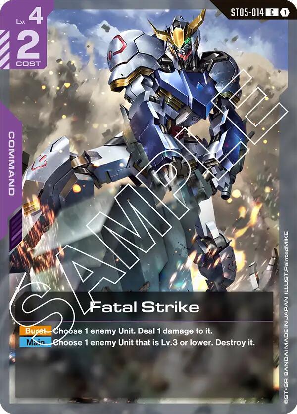 Fatal Strike - Starter Deck 05: Iron Bloom (ST05) NM