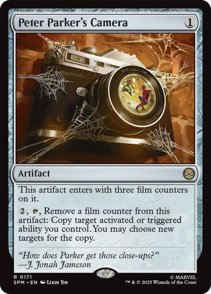Peter Parker's Camera - Marvel's Spider-Man (SPM) NM *FOIL*