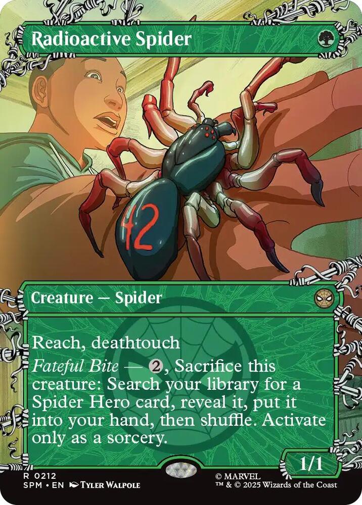 Radioactive Spider (Borderless) - Marvel's Spider-Man (SPM) NM