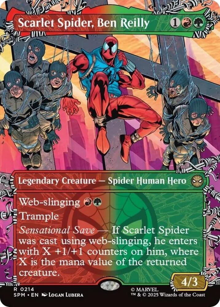 Scarlet Spider, Ben Reilly (Borderless) - Marvel's Spider-Man (SPM) NM
