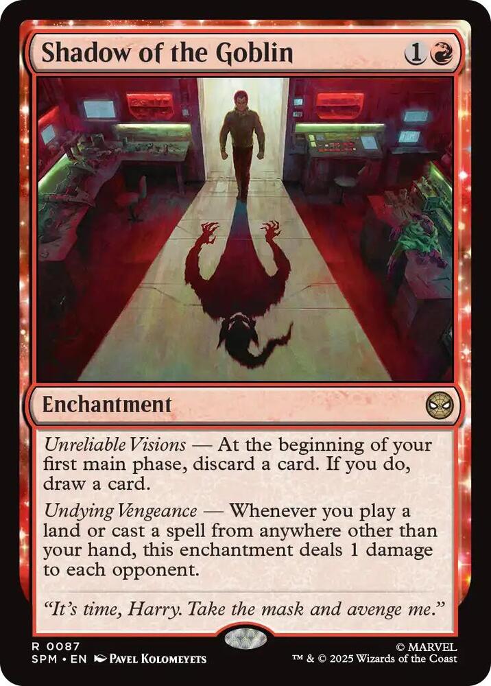 Shadow of the Goblin - Marvel's Spider-Man (SPM) NM *FOIL*