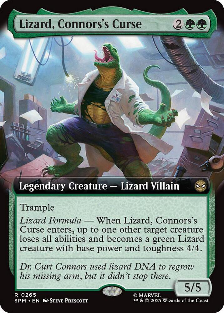 Lizard, Connors's Curse (Extended Art) - Marvel's Spider-Man (SPM) NM