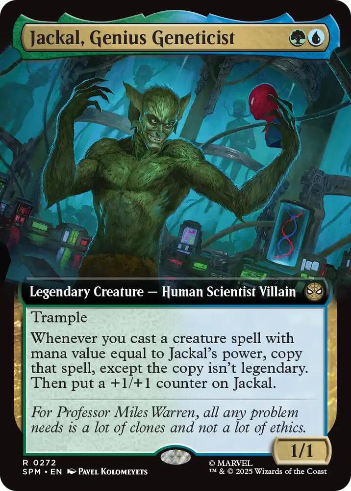 Jackal, Genius Geneticist (Extended Art) - Marvel's Spider-Man (SPM) NM