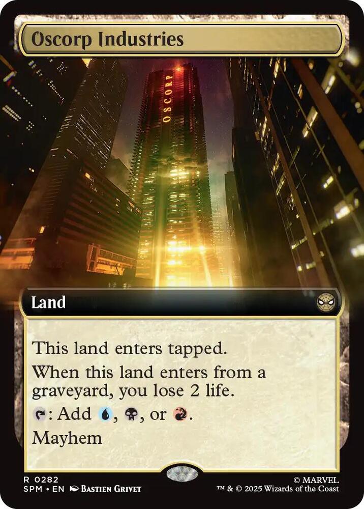 Oscorp Industries (Extended Art) - Marvel's Spider-Man (SPM) NM