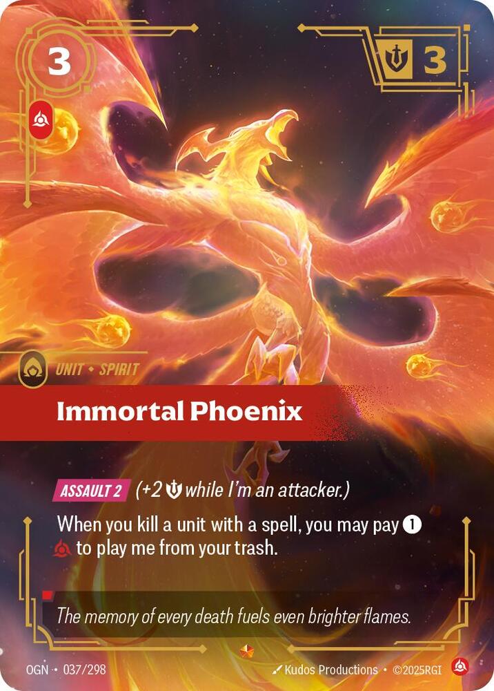 Immortal Phoenix - Origins (OGN) NM *FOIL*