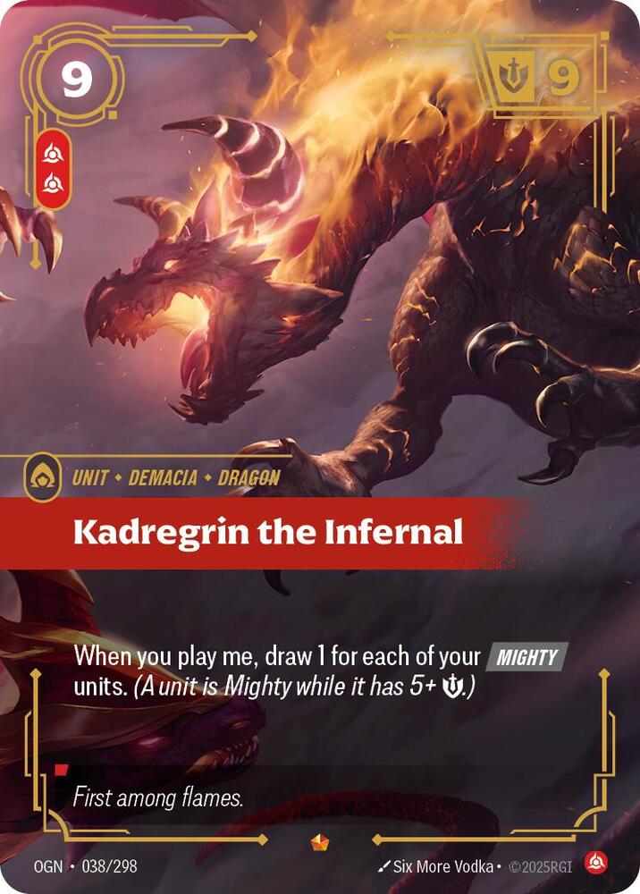 Kadregrin the Infernal - Origins (OGN) NM *FOIL*