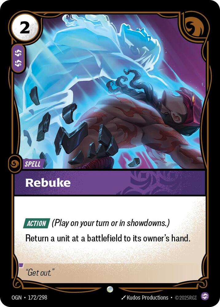 Rebuke - Origins (OGN) NM *FOIL*