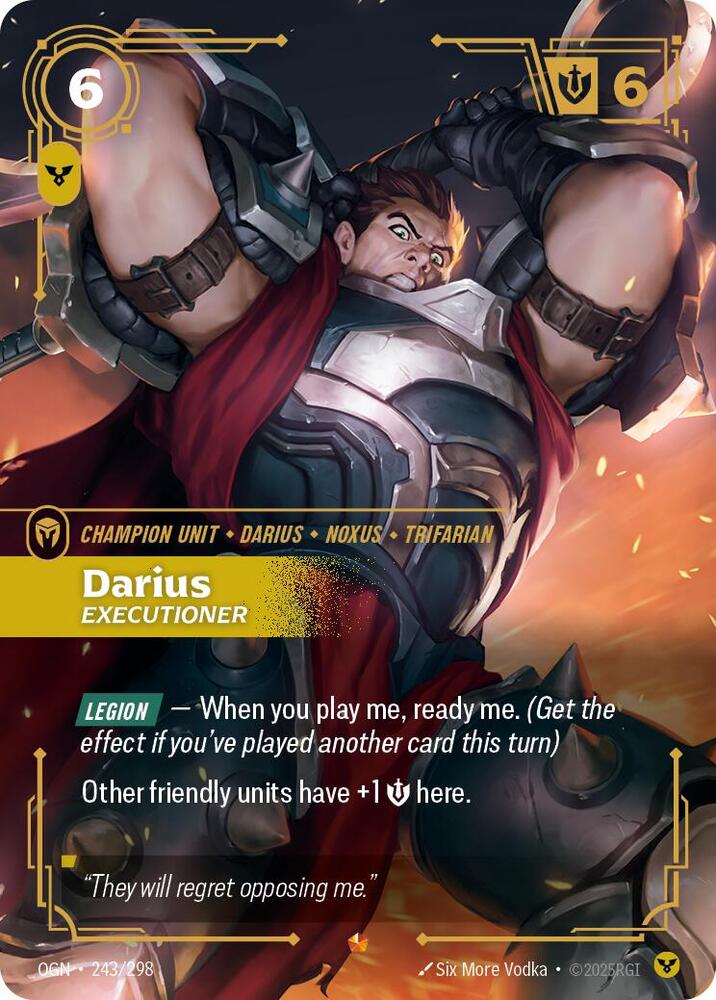 Darius - Executioner - Origins (OGN) NM *FOIL*