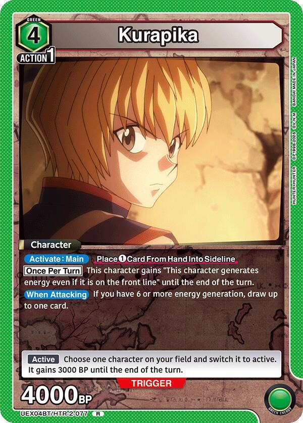 Kurapika (077) - UEX04BT: HUNTER X HUNTER Vol.2 (UEX04BT) NM *FOIL*