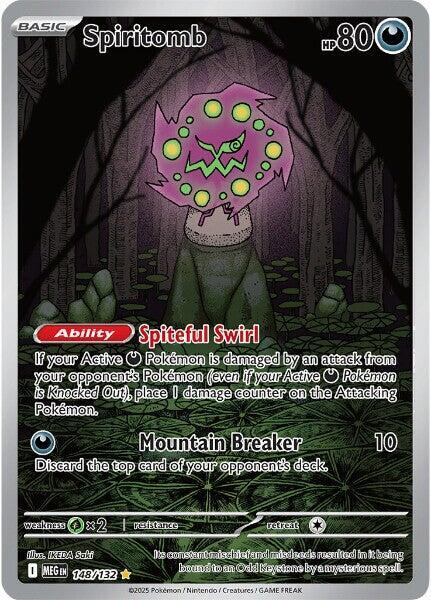 Spiritomb - 148/132 - ME01: Mega Evolution (MEG) NM *FOIL*