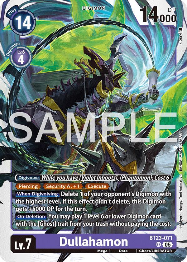 Dullahamon - Hackers' Slumber (BT-23) NM *FOIL*