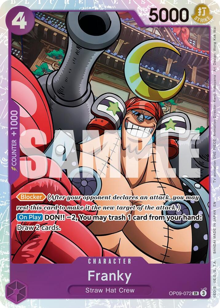 Franky - OP09-072 (Reprint) - Premium Booster -The Best- Vol. 2 (PRB-02) NM *FOIL*