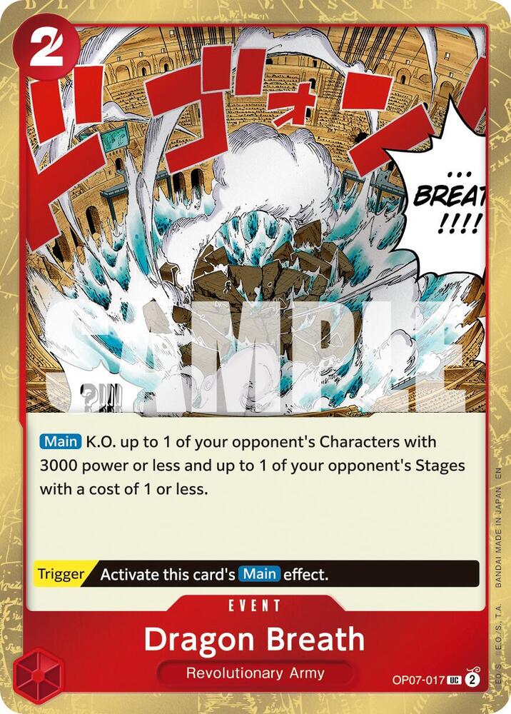 Dragon Breath (Pirate Foil) - Premium Booster -The Best- Vol. 2 (PRB-02) NM *FOIL*