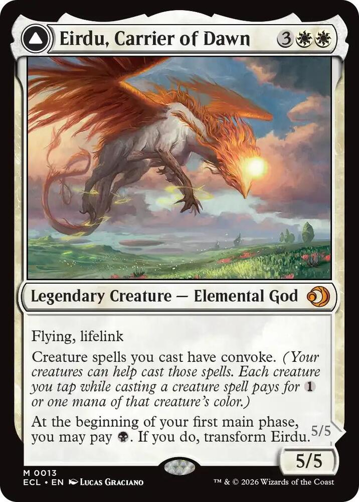 Eirdu, Carrier of Dawn - Lorwyn Eclipsed (ECL) NM