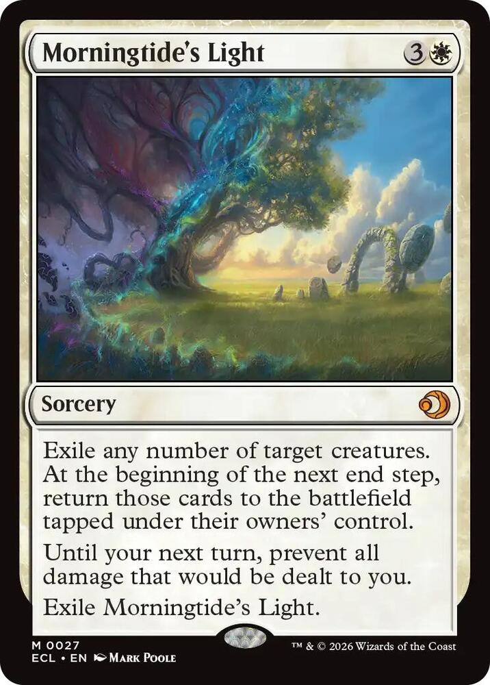 Morningtide's Light - Lorwyn Eclipsed (ECL) NM *FOIL*