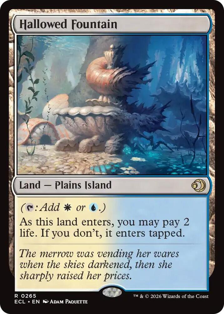 Hallowed Fountain - Lorwyn Eclipsed (ECL) NM *FOIL*