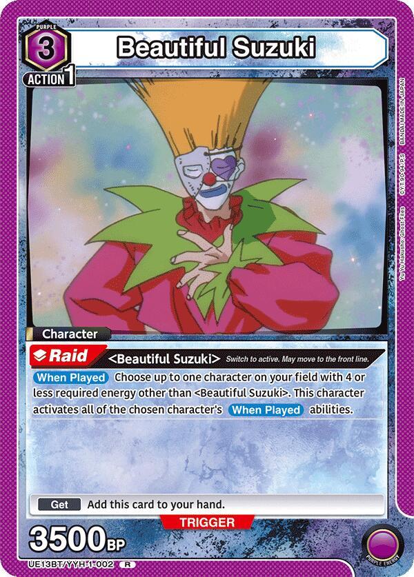 Beautiful Suzuki (002) - UE13BT: Yu Yu Hakusho: Ghost Files (UE13BT) NM *FOIL*