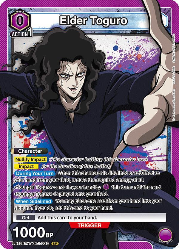 Elder Toguro - UE13BT: Yu Yu Hakusho: Ghost Files (UE13BT) NM *FOIL*