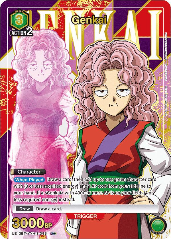 Genkai (045) (U*) - UE13BT: Yu Yu Hakusho: Ghost Files (UE13BT) NM *FOIL*