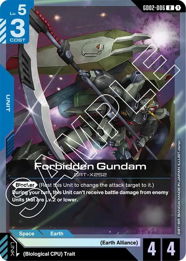 Forbidden Gundam - Dual Impact (GD02) NM *FOIL*