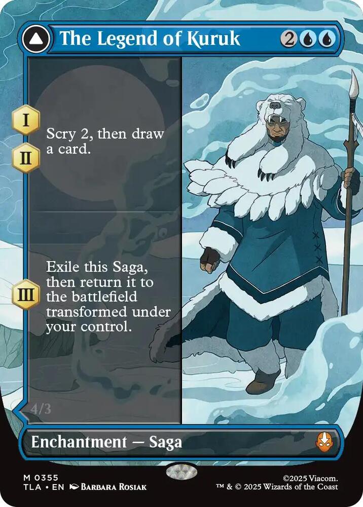 The Legend of Kuruk (Borderless) - Avatar: The Last Airbender (TLA) NM