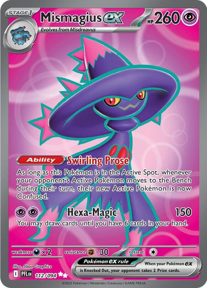 Mismagius ex - 112/094 - ME02: Phantasmal Flames (PFL) NM *FOIL*