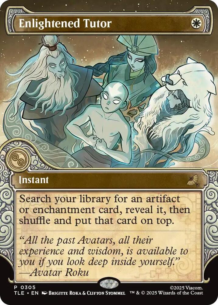 Enlightened Tutor (Showcase) - Avatar: The Last Airbender: Eternal-Legal (TLE) NM