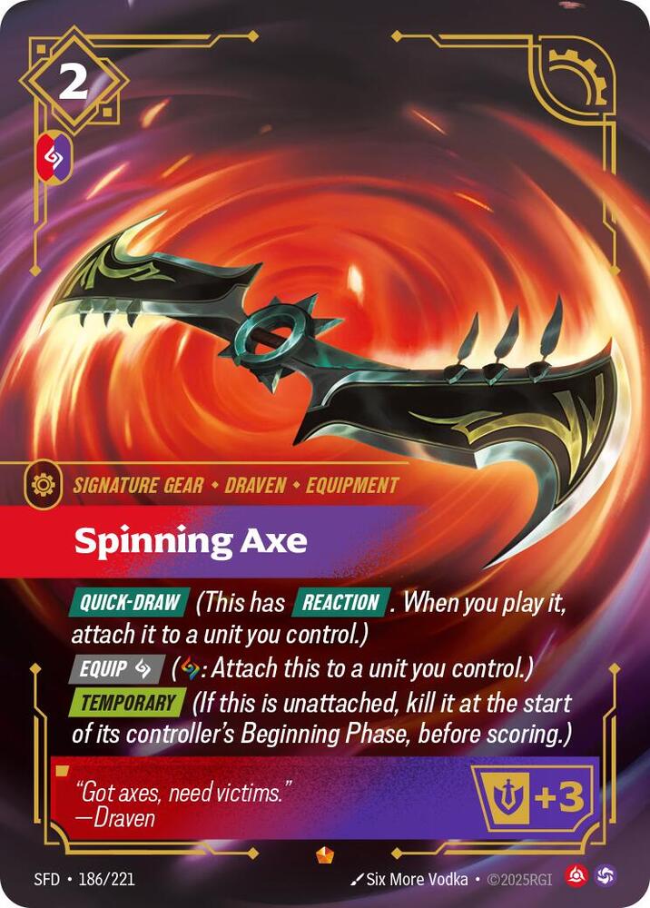 Spinning Axe - Spiritforged (SFD) NM *FOIL*