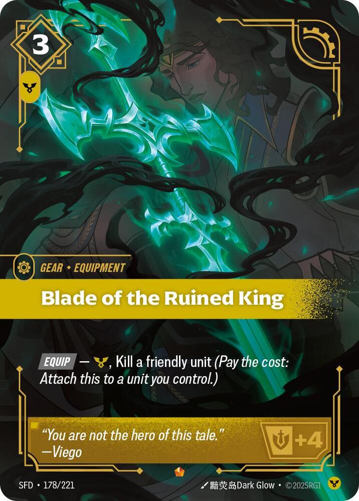 Blade of the Ruined King - Spiritforged (SFD) NM *FOIL*