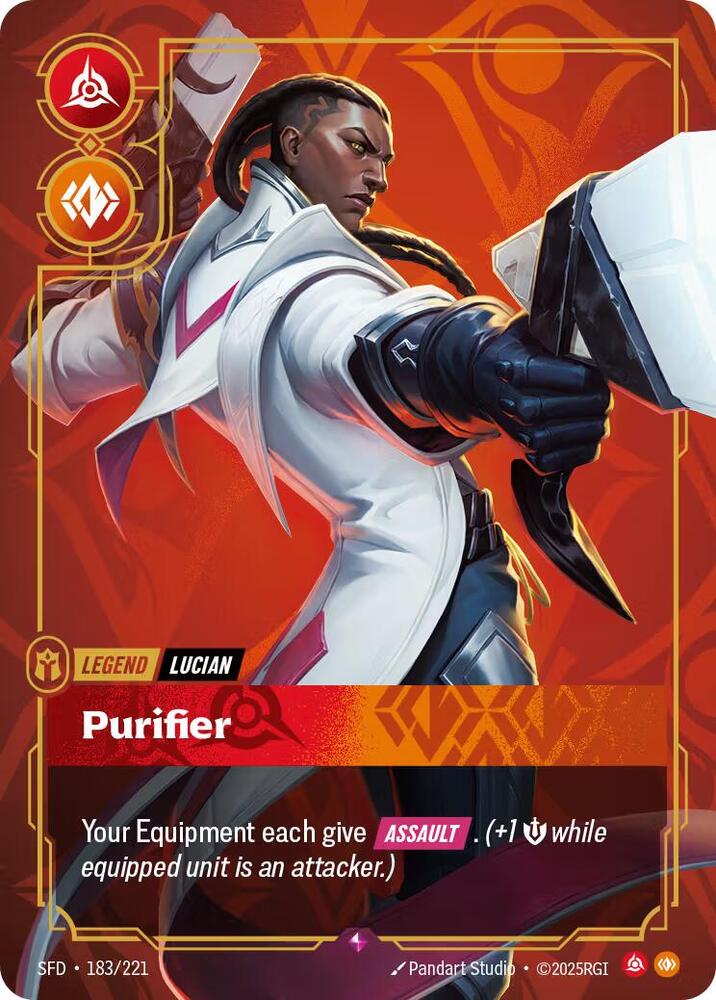 Lucian - Purifier - Spiritforged (SFD) NM *FOIL*