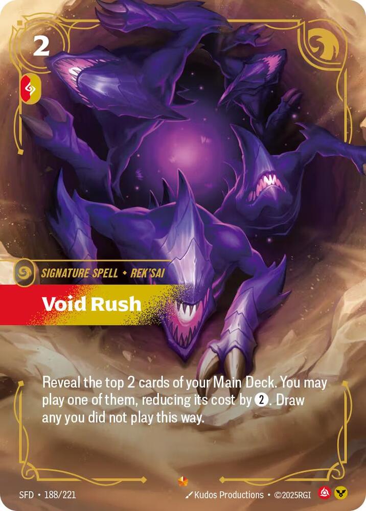 Void Rush - Spiritforged (SFD) NM *FOIL*