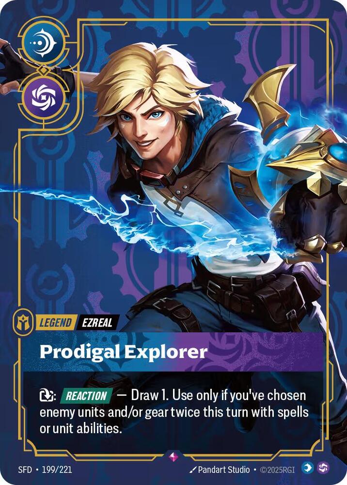 Ezreal - Prodigal Explorer - Spiritforged (SFD) NM *FOIL*