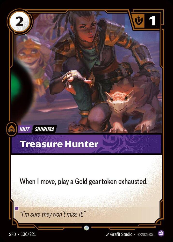 Treasure Hunter - Spiritforged (SFD) NM *FOIL*