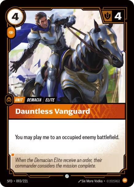 Dauntless Vanguard - Spiritforged (SFD) NM *FOIL*