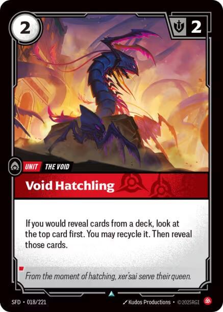 Void Hatchling - Spiritforged (SFD) NM *FOIL*