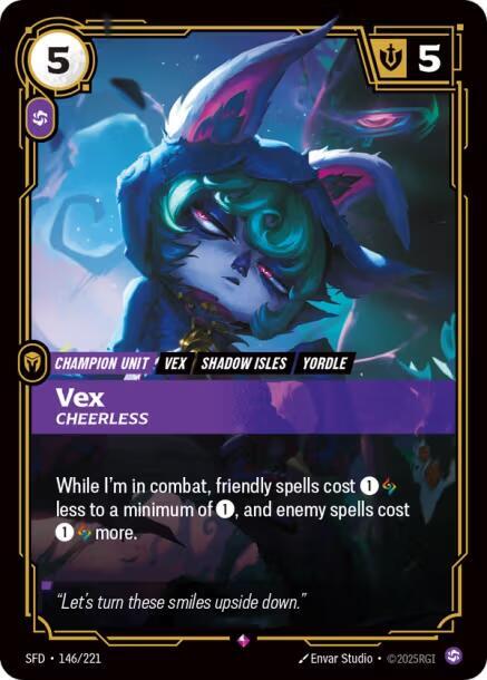 Vex - Cheerless - Spiritforged (SFD) NM *FOIL*