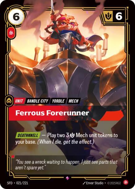 Ferrous Forerunner - Spiritforged (SFD) NM *FOIL*